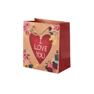 GIPTA B4 VALENTINES DAY HEDİYELİK KARTON ÇANTA