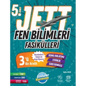 ÜNLÜLER KARMASI 5. SINIF JETT FEN BİLİMLERİ FASİKÜLLERİ