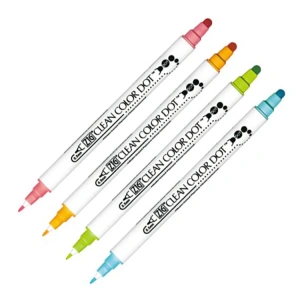ZIG CLEAN COLOR ÇİFT UÇLU DOT KALEM TC-6100/4V 4LÜ
