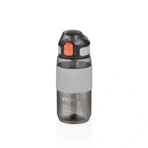 VAGONLİFE T1003 TKK PİPETLİ  TRİTAN MATARA SİYAH 500ML