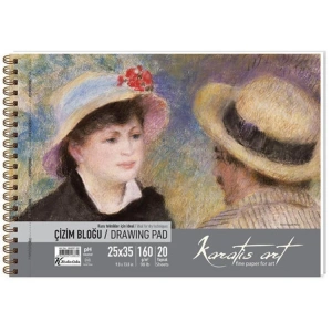 KARATİS ART 25x35cm DRAWING PAD/ ÇİZİM BLOK DEFTERİ 160 gr. 20YP - 484001