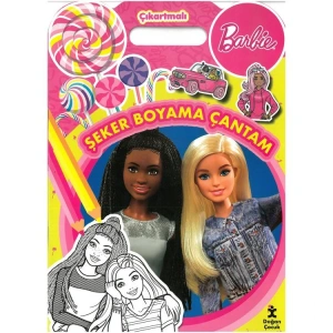 BARBİE  ŞEKER BOYAMA ÇANTAM - ÇIKARTMALI BOYAMA KİTABI