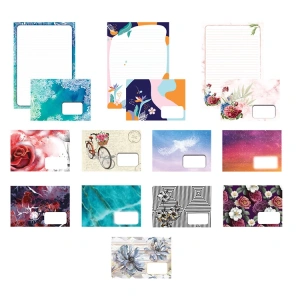 KESKİN FANTAZİ  MEKTUPLUK ZARFLI POŞETLİ SET (10 ZARF + 10 KAĞIT) - 1 SET