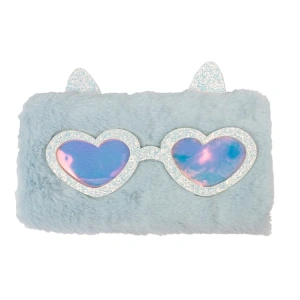 DOLPHIN DLP-PC4362 KEDİ KULAKLI GÖZLUKLÜ PELUŞ KALEM ÇANTASI