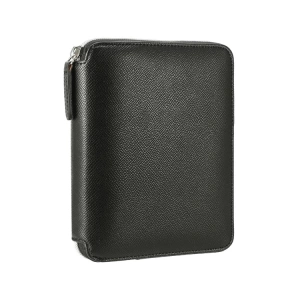 VICTORIAS JOURNALS 0292 KUTULU ZIPPER FOLDER SİYAH 10.5X14.8cm  80YP. ÇİZGİLİ DEFTER