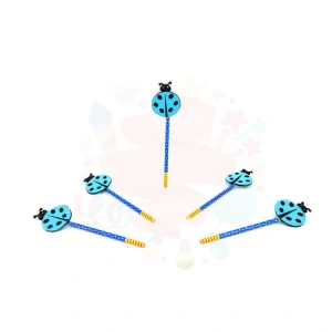 NEDİ KURŞUN KALEM KEÇEDEN UĞUR BÖCEKLİ MAVİ 25201B