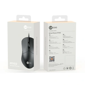 LENOVO LECOO MS1102 1200 DPI 3 TUŞLU USB KABLOLU SİYAH OPTİK MOUSE