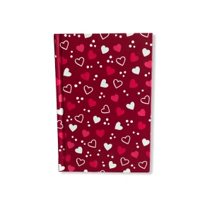 TRUFFY NOTEBOOK 304315 HEARTS-SPOTTY 10.5X15.5