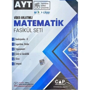 ÇAP YAYINLARI YKS AYT MATEMATİK SET (VİDEO ÇÖZÜMLÜ) 2023