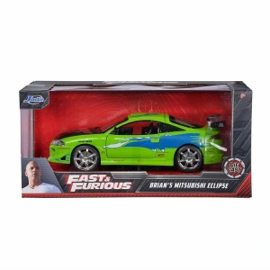 SİMBA JADA 3203007 FAST & FURIOUS 1:23 BRIANS MITSUBISHI ECLIPSE DIE CAST METAL ARABA KUTULU 8+