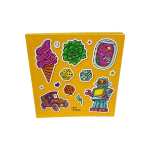 PRESTİJ 13X13  RENKLİ SİMLİ 84 YP ÇİZGİLİ DEFTER - TEKLİ