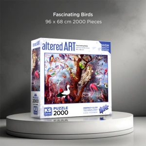 KS GAMES 22515 FASCINATING BIRDS 96x68cm YAPBOZ/PUZZLE 2000 PARÇA