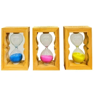 YLZ YLZ-026 AHŞAP KUM SAATİ 3 DK