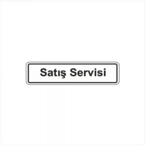 EKSTRAFİX 110 YÖNLENDİRME/UYARI LEVHASI 7x24.5cm SATIŞ SERVİSİ