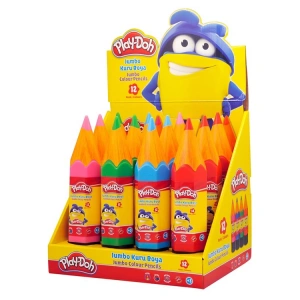 PLAY-DOH JUMBO KURU BOYA 12 RENK PLAY-KU020