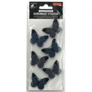 TANEX HANDMADE TNX-28051 DEKORATİF ETİKETLER - KELEBEK-11 SERİSİ STICKER - TEKLİ