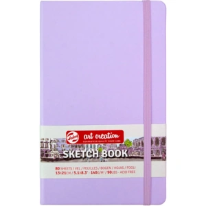 TALENS ART CREATION SKETCHBOOK 13X21 cm 140 gr. 80 YP. ESKİZ DEFTERİ PASTEL LİLA -9314132M