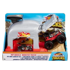 MATTEL GKY01/ GKY02 HOT WHEELS MONSTER TRUCKS FIRLATICILI OYUN SETİ