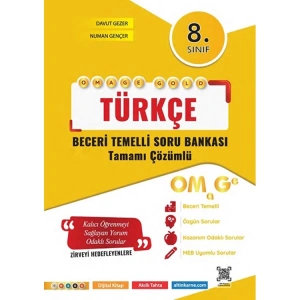 NARTEST  8. SINIF OMAGE GOLD TÜRKÇE SORU BANKASI