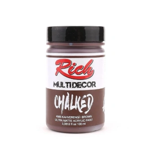 RİCH MDC-100-4586 MULTİ DECOR CHALKED 100 CC KAHVERENGİ