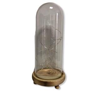 KEMBS HEDİYELİK FANUS IŞIKLI 10X25cm HD-FNS-10251