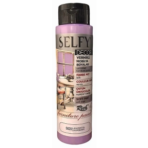 RİCH SLF-500-5820 SELFY DECOR VERNİKLİ AKRİLİK BOYA 500cc.LAVANTA