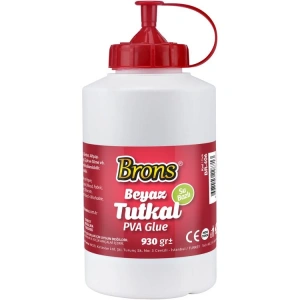 BRONS BR-406 PVA SU BAZLI BEYAZ TUTKAL 900gr