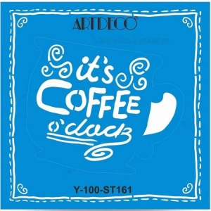 ARTDECO STENCİL 30X30CM KAHVE ZAMANI 161