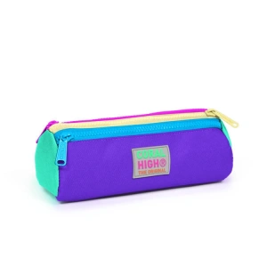 CORAL HIGH 22034 KIDS MOR RENK DETAYLI ÜÇ BÖLMELİ KALEM ÇANTASI