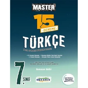 OKYANUS 7. SINIF MASTER TÜRKÇE 15 DENEME