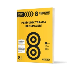 HIZ 8. SINIF PERİYODİK TARAMA DENEMELERİ (8 SÖZEL+8 SAYISAL)
