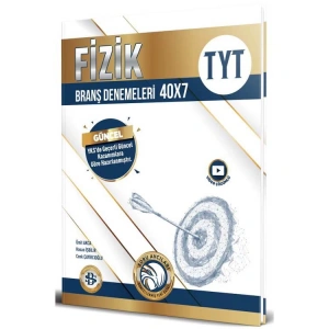 BİLGİ SARMAL TYT FİZİK 40x7 BRANŞ DENEMELERİ