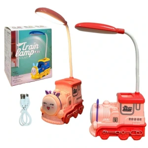HUN BEST 6-62 LEDLİ MASA LAMBASI TREN ŞEKİLLİ USB ŞARJLI   6+  TEKLİ
