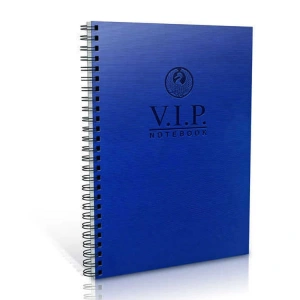 GIPTA VIP DERİ KAPAK KAPAK SPİRALLİ 17x24 140 YP. KARELİ DEFTER