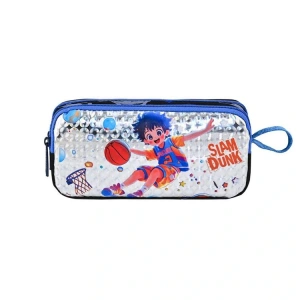 MUGGLE MU-6111 TPU BASKILI ERKEK 2 BÖLMELİ KALEM ÇANTASI