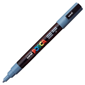 UNİ POSCA SU BAZLI POSTER MARKER 0.9-1.3 KURŞUN GRİ PC-3M