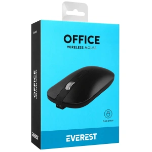 EVEREST SMW-71 SİYAH USB 2.4Ghz 4D ŞARJLIKABLOSUZ MOUSE