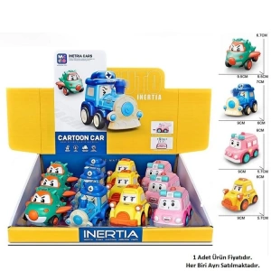 VARDEM  MG-D400-48 SÜRTMELİ HAREKETLİ SEVİMLİ RENKLİ ARABA - TEKLİ