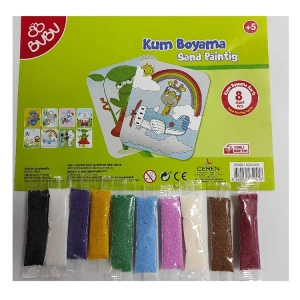 BU-BU KUM BOYAMA SETİ POŞETLİ KB006