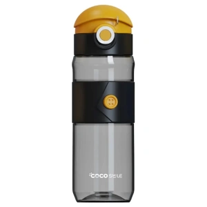 VAGONLİFE TRITAN MATARA CS0004 580ML  SİYAH-SARI