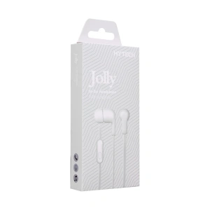 HYTECH JOLLY HY-XK22 MOBİL TELEFON UYUMLU KULAK İÇİ MİKROFONLU KULAKLIK BEYAZ