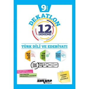 ANKARA YAY.9.SIINIF TÜRK DİLİ VE EDEBİYATI DEKATLON 12 DENEME