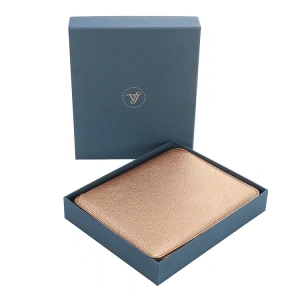 VICTORIAS JOURNALS 7642 KUTULU BUFFALO ZIPPER FOLDER ORGANİZER SEDEFLİ ALTIN 14.8X21cm ÇİZGİLİ DEFTER