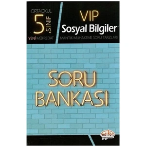 EDİTÖR 5. SINIF VİP SOSYAL BİLGİLER SORU BANKASI