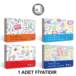 FABER CASTELL PP KAPAK RESİM DEFTERİ 120gr. 35x50cm 30 YP.