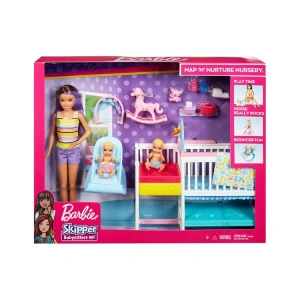 MATTEL GFL38  BARBIE BEBEK BAKICISI SKIPPER UYKU EĞİTİMİNDE OYUN SETİ