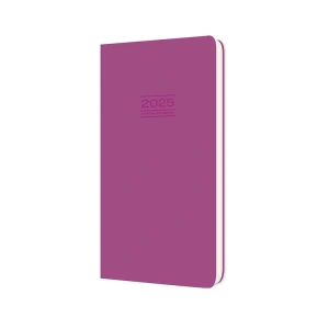 KESKİN 8x16cm CİLTLİ HAFTALIK CEP AJANDASI - PEMBE 600086