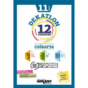 ANKARA 11.SINIF DEKATLON COĞRAFYA 12 DENEME