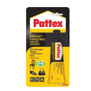 PATTEX YAPIŞTIRICI DERİ-KAUÇUK-AHŞAP 50 GR TÜP