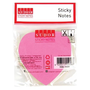 SÜDOR SN04 YAPIŞKANLI NOT KAĞIDI  ŞEKİLLİ